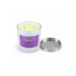 10cm Aromatherapy Jar Candle with Silver Lid and Gold Foil Enjoy Your Life Label for Home Fragrance and Relaxation - Image 4