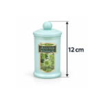 12cm Apothecary Style Scented Jar Candle with Ball Knob Lid and Botanical Label for Home Fragrance and Decor - Image 7