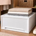 40cm Plastic Storage Drawer with Solid Front Panel for Closet and Home Organization - Image 3