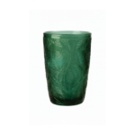 Tall Embossed Leaf Pattern Lead-Free Crystal Glass Tumbler Set of 6 - Image 5