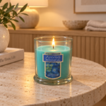 11cm Aroma Botanical Glass Jar Scented Candle with Thick Base and Shield Flower Label for Home Fragrance - Image 5