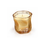 7.5cm Wavy Tinted Glass Jar Candle with Organic Sculptural Shape for Modern Home Decor and Gifting - Image 4