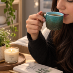 70ml Ceramic Espresso Cup with Wooden Handle and Twisted Swirl Base for Espresso and Turkish Coffee - Image 7