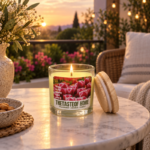 7cm Botanical Label Jar Candle with Wood Grain Lid and Sealing Ring in Four Scents for Home Fragrance and Gifting - Image 8