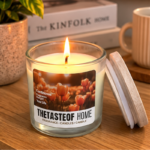 7cm Botanical Label Jar Candle with Wood Grain Lid and Sealing Ring in Four Scents for Home Fragrance and Gifting - Image 11