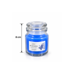 8cm Soy Wax Scented Jar Candle with Clear Stacked Lid and Botanical Label for Home Fragrance and Gifting - Image 3