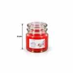 8cm Soy Wax Scented Jar Candle with Clear Stacked Lid and Botanical Label for Home Fragrance and Gifting - Image 11