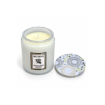 9cm Hand Poured Embossed Jar Candle with Floral Printed Lid and Rose Message Label for Gifts and Home Fragrance - Image 4