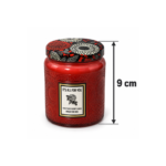 9cm Hand Poured Embossed Jar Candle with Floral Printed Lid and Rose Message Label for Gifts and Home Fragrance - Image 2