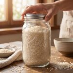Glass Mason Jar with Lid - Amazing Clear Embossed Mason Jar with Silver Screw Lid and Measurement Markings Perfect for Pantry and Drinks - Image 5