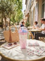 Milkshake Style Double Wall Plastic Tumbler with Straw and 3D Drip Sprinkles and Faux Whipped Cream Dome Lid for Cold Drinks - Image 5